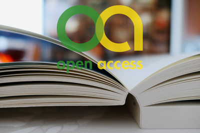 open book with open access logo overlayed