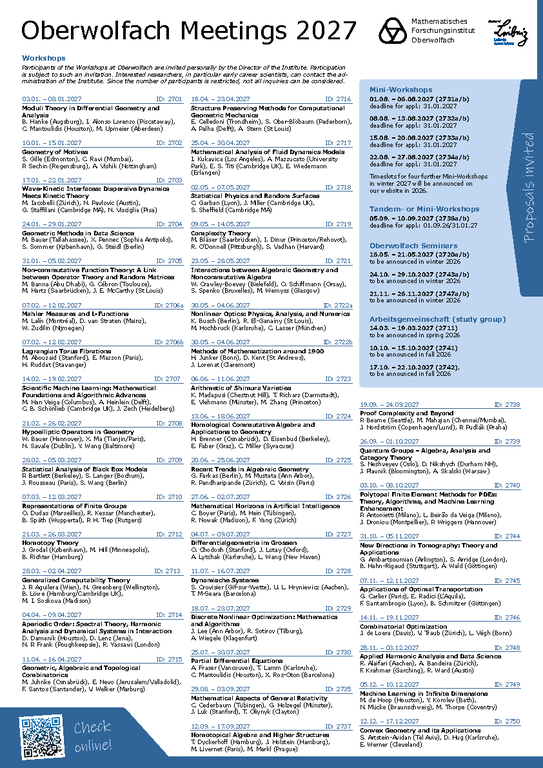 General Convention 2027 Schedule